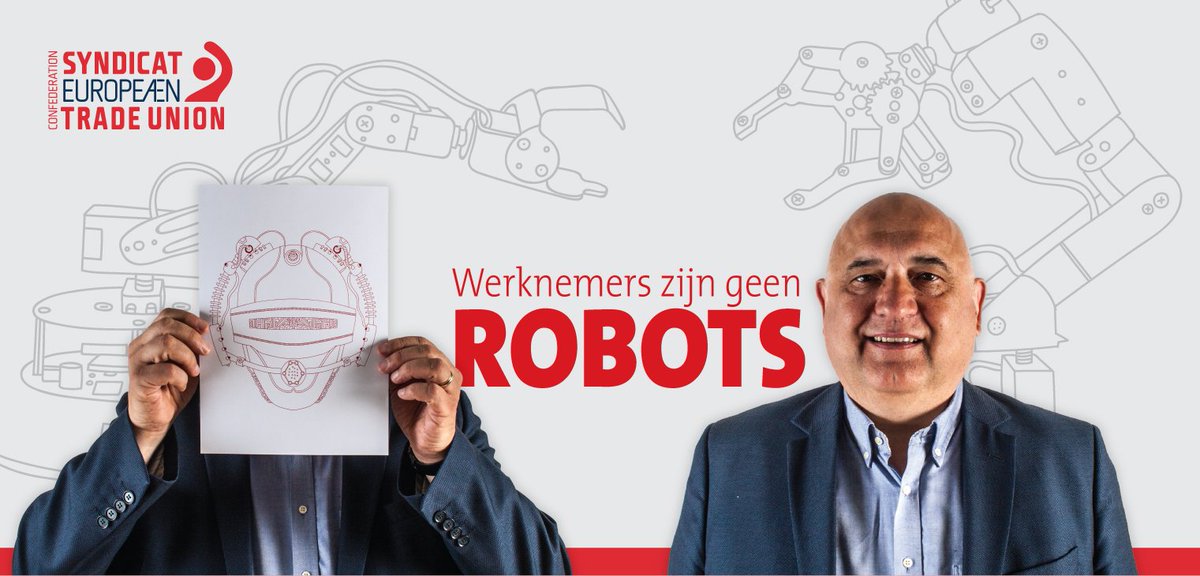 etuc_ces's tweet photo. Werknemers zijn geen robots #etuwow16 https://t.co/8p3ePGWUTE https://t.co/cEXYCImOWo