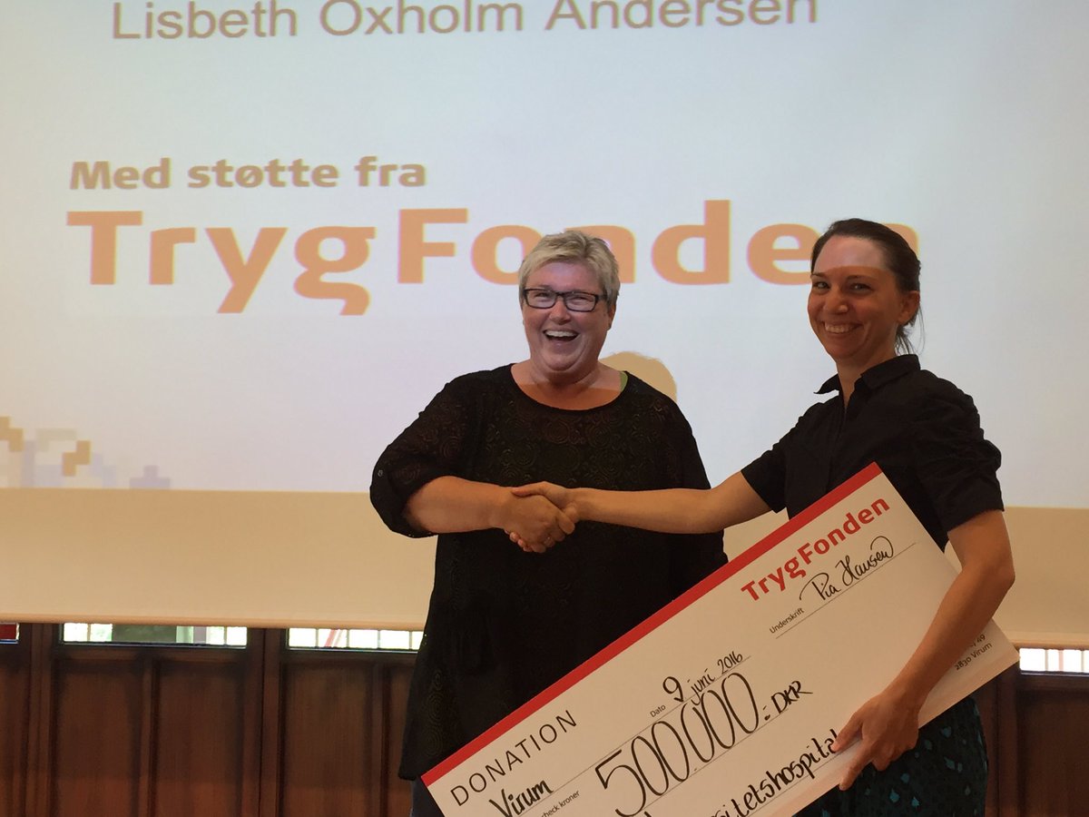 Donation from Trygfonden to Connected Health program, OUHhospital, " My Pathway" App, used by 5000 patients #health