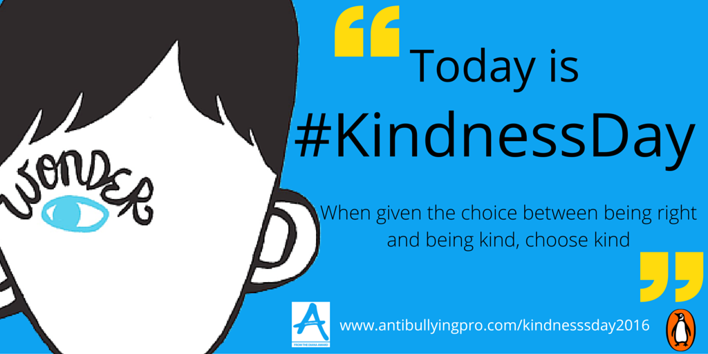 Today is #KindnessDay! However big or small, a kind act can change someone's life. RT if you're supporting the day!