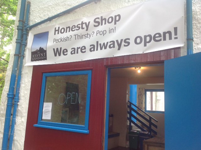glencanisplodge's tweet image. We are very excited to announce the opening of the Assynt Foundation Honesty Shop ! #excited #Assynt