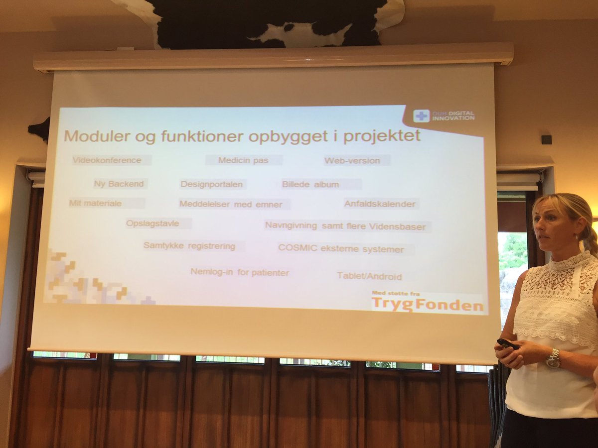 Direct communication with patients and video based information, " My Pathway" App, ML Krogh explains #OUHhospital