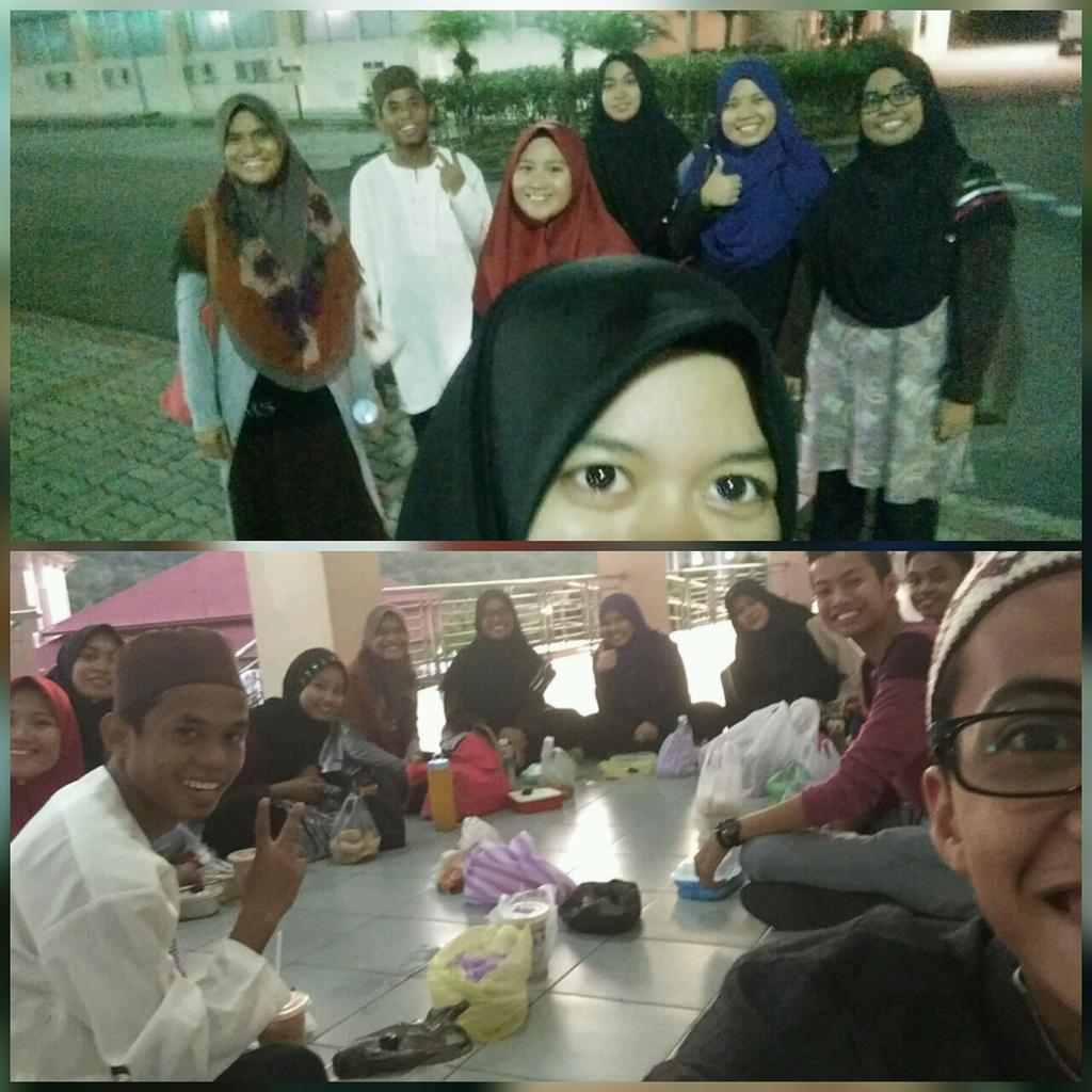 SheesyahRiezan's tweet photo. "Iftar with #HS03Squad  , walaupun sedikit,  tapi syokk apa!! #BioPem https://t.co/gheNPRGvls