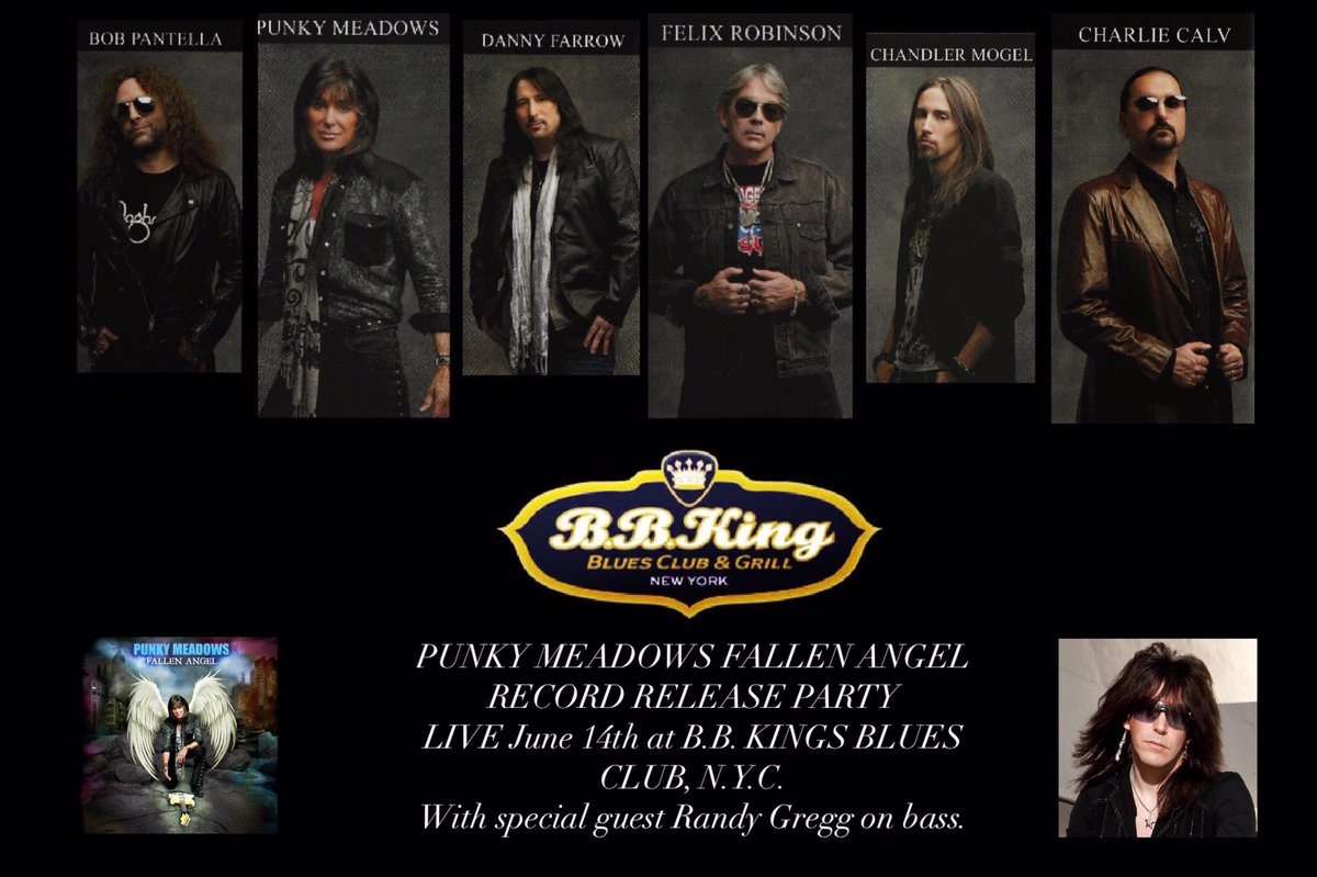 riker11's tweet photo. PUNKY MEADOWS RECORD RELEASE PARTY LIVE AT BB KINGS https://t.co/EqWN9xWEFf #PUNKYMEADOWS #RANDYGREGG #CHANDLERMOGEL https://t.co/yssQ3HXO6N