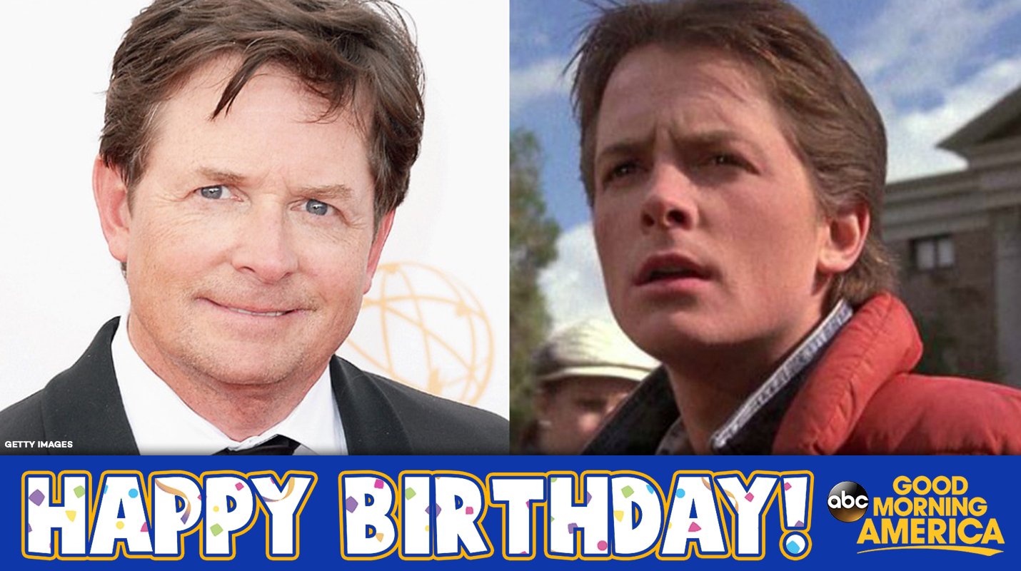 Happy Birthday to Marty McFly himself, Michael J. Fox!    