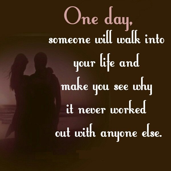 label_apps's tweet image. One #day, someone will #walk into your #life and make you see why it never worked out with anyone else.