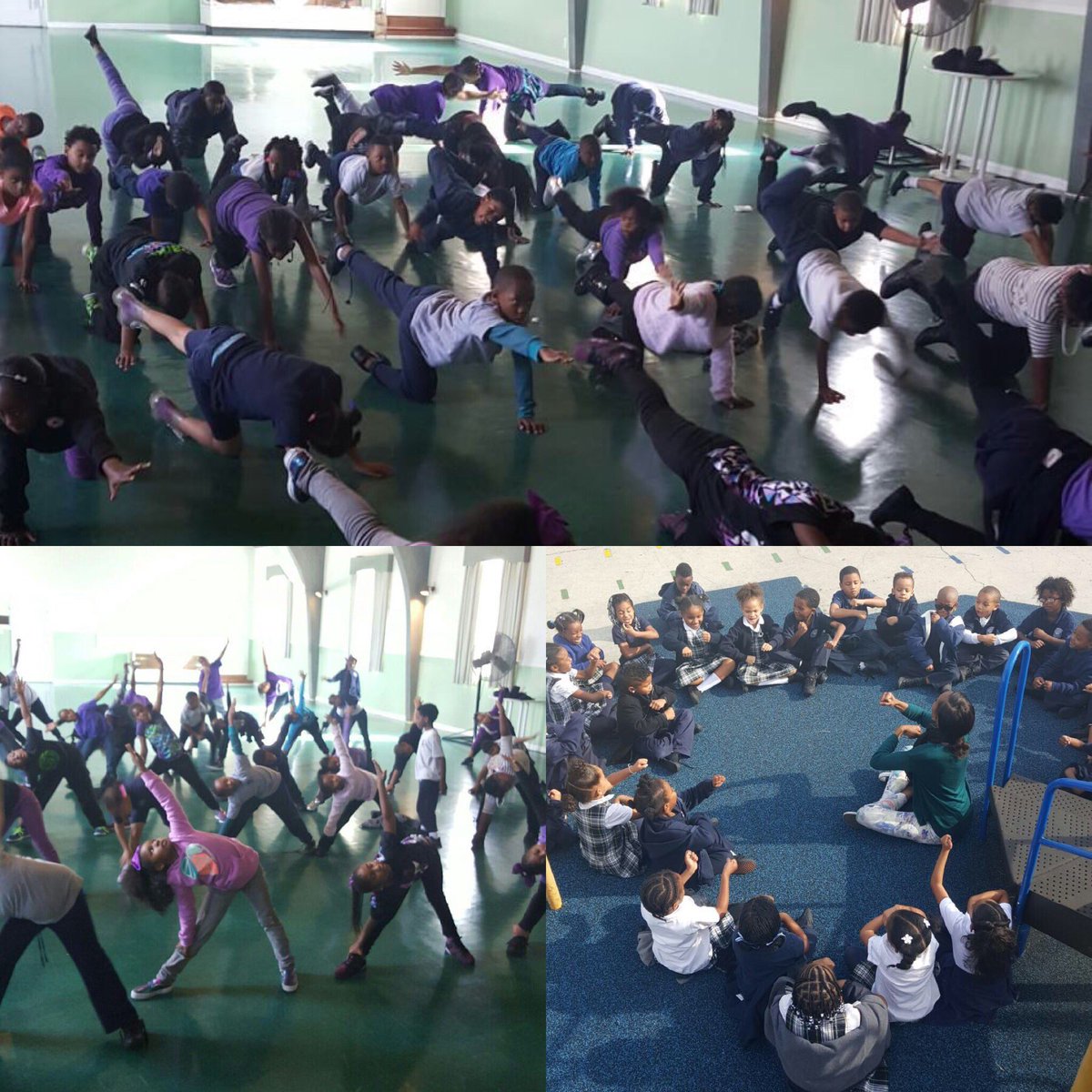 ICEFschools's tweet photo. See #techniques that @ICEFschools &amp; @CGYogaStudio are using to help #scholars #staff #relax -  #thanks @GDLA #yoga https://t.co/bQQ5hzK0vQ