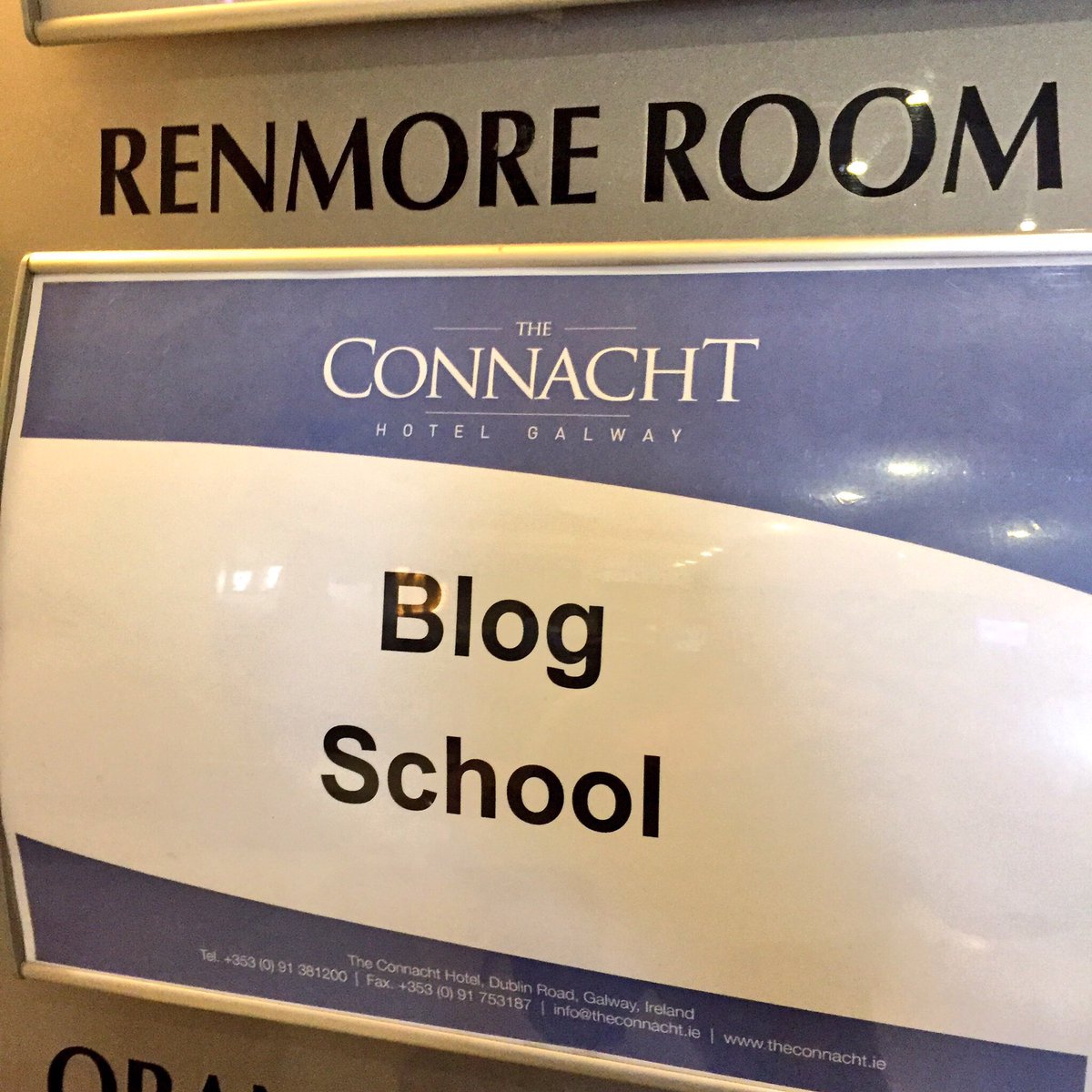 itwbn's tweet photo. What a day! Full class of new #futurebloggers today at #itwbnblogschool 💜💜💜 @ConnachtHotel https://t.co/5EH4ISJLyC