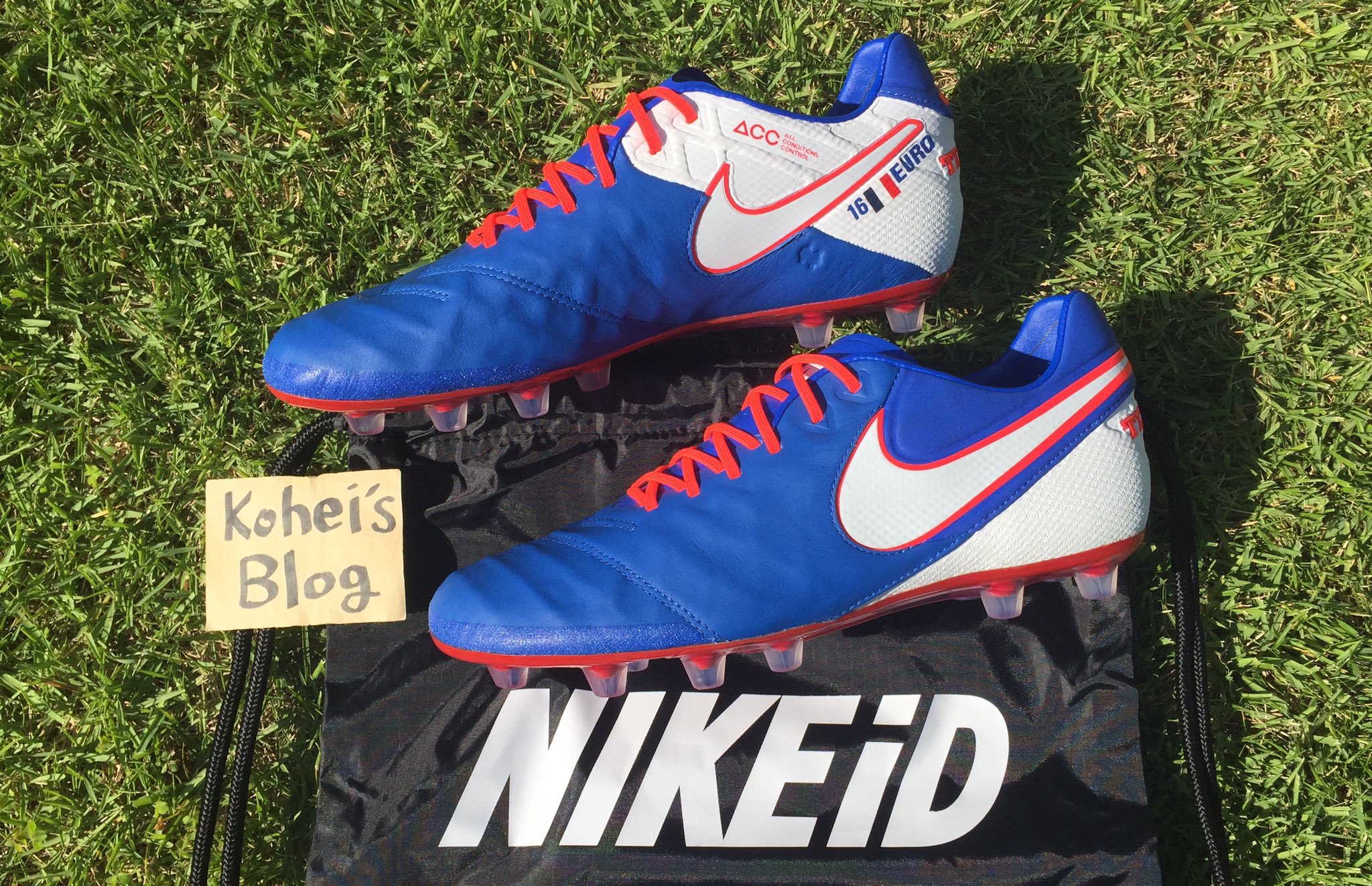 サッカースパイク Kohei Sblog Nikeid サッカースパイク ティエンポレジェンド6 Hg E 青 白 赤のトリコロールカラー Euro16 フランス Mynikeids ナイキid Nikefootball Jp Nikeid Jp T Co Pq8nyxau47 Twitter