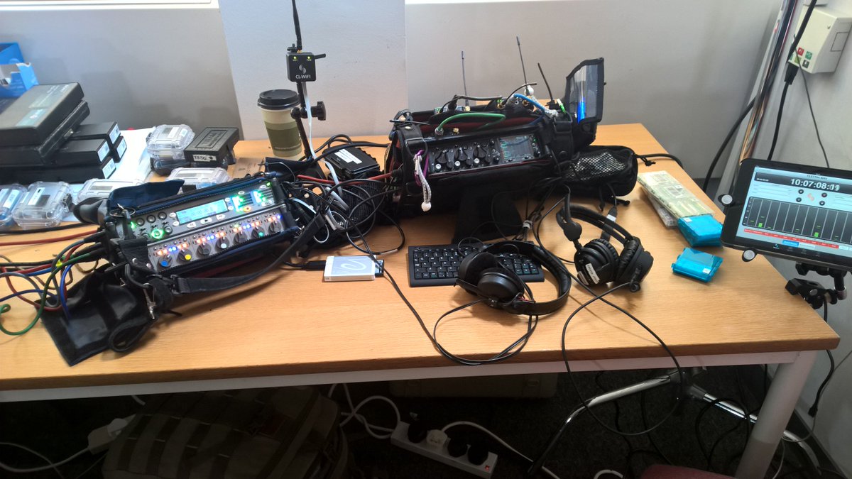 SoundwellAudio's tweet photo. Office today. Happy family @sounddevices #788 #633 @TimecodeSystems #AudioWireless #filmmaking #video #filmcrew https://t.co/1d0IedrJn9