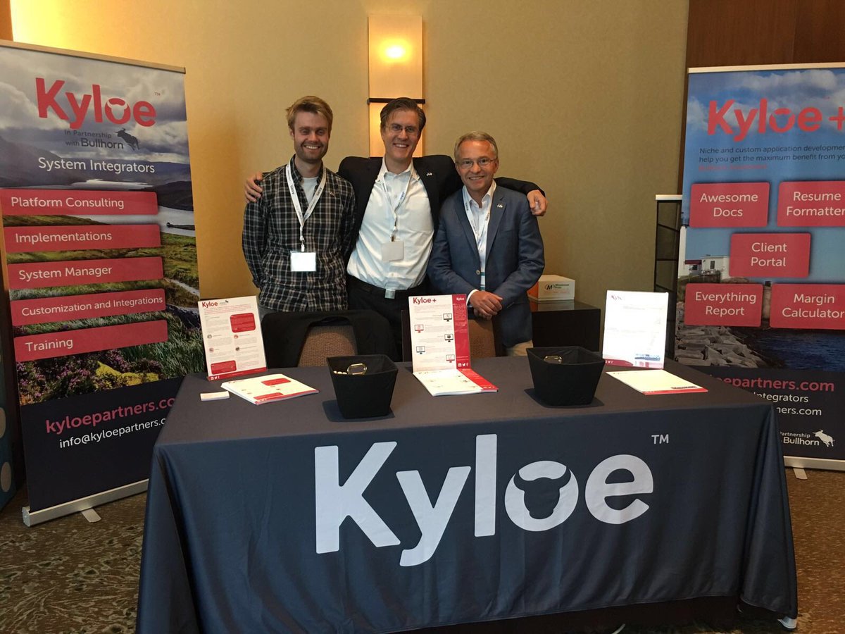 KyloePartners's tweet photo. The @kyloe_partners team for another day at #BullhornEngage https://t.co/eH9S7GPp2A