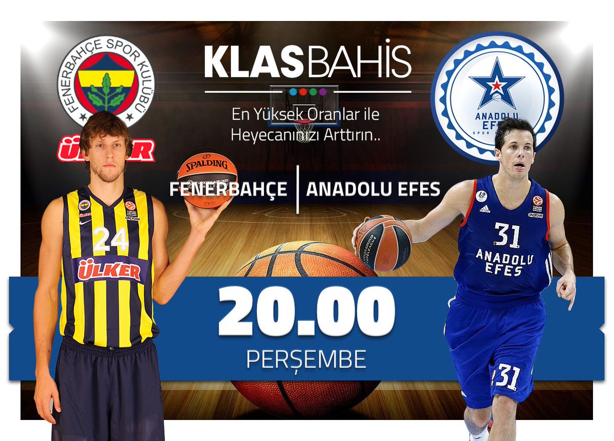 Klas_Gaming's tweet photo. Fenerhahçe - Anadolu Efes karşılaşmasında en iyi oranlarla bahsinizi yapmak için Klasbahis ! https://t.co/tWJrJBiolE https://t.co/qGjtCELofT