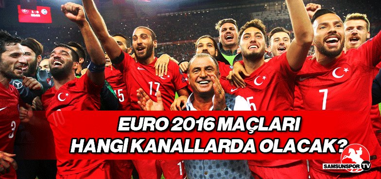 #TUR #bizbittidemedenbitmez Euro 2016 maçları hangi kanallarda olacak işte cevabı .samsunsportv.net/2016/06/euro-2…