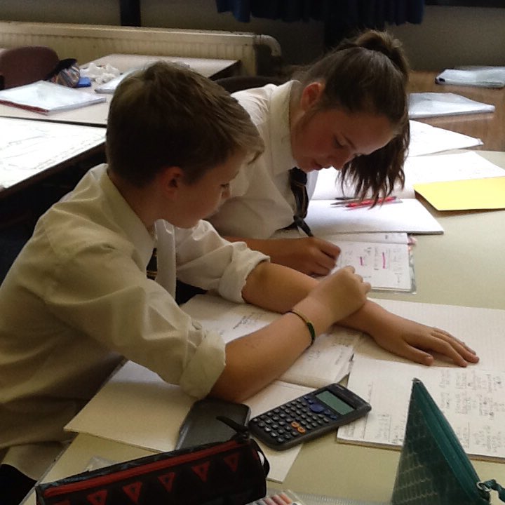 A hot day but cool Maths going on in Year 8😎🍦