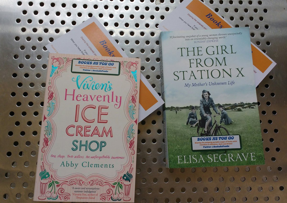 BooksAsYouGo's tweet photo. Waiting for readers at #Bath station #bookshare https://t.co/Bt396UqFiC