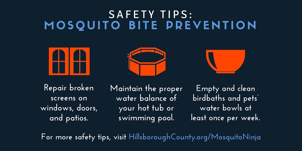 HillsboroughFL's tweet photo. Some helpful #tips to keep #mosquitoes from breeding in your yard: https://t.co/7dlQt0IRko #Zika https://t.co/9gmQENbedR