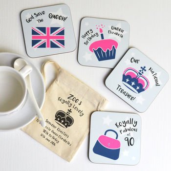 Having a party to celebrate #Queens90thBirthday?We've just launched special edition coasters bit.ly/1UFD84y