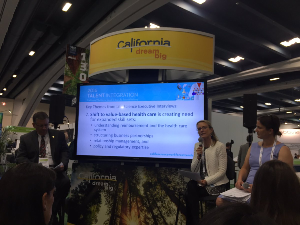AJdetzel's tweet photo. The shift to value based healthcare is creating need for expanded skill sets. #BIO2016 #CApavilionBIO https://t.co/XoBFMPYuo0