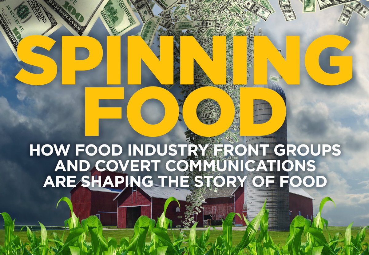 "Spinning food" investigates how Big Food &amp; agrochemical corporations are misleading us. j.mp/1RYs3Hd