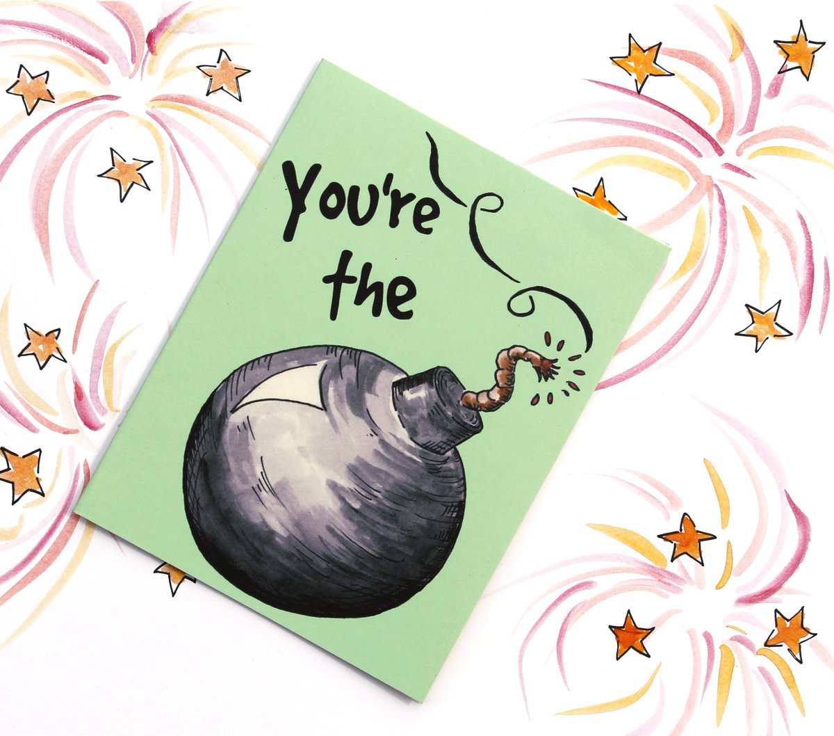 GreetsDesigns's tweet photo. Don't worry you're super duper #awesome! #greetingcards #makersgonnamake https://t.co/U1Ef8IYaZd