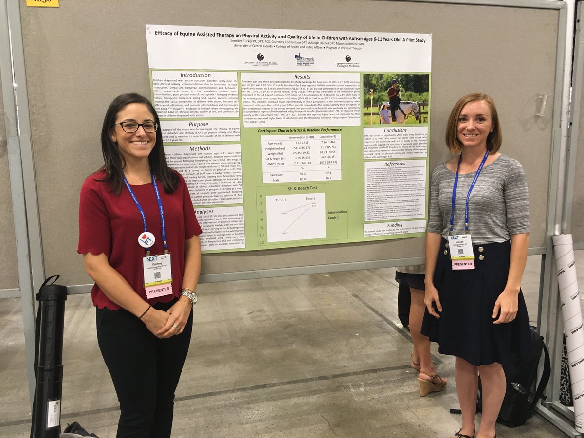 UCF_DPT's tweet photo. Check out these amazing alumni, Courtney &amp; Ashleigh, from #UCFDPT c/o 2015 presenting their research at #APTANEXT! https://t.co/s3Hq1GJxV2