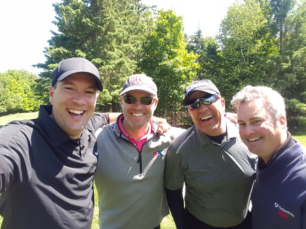 Fun <a href="/doefstrong/">doefstrong</a> tournament with these gents! @TSNSimmer <a href="/KurtStoodley/">Kurt Stoodley</a> <a href="/GregRemaxOttawa/">Greg Hamre</a>