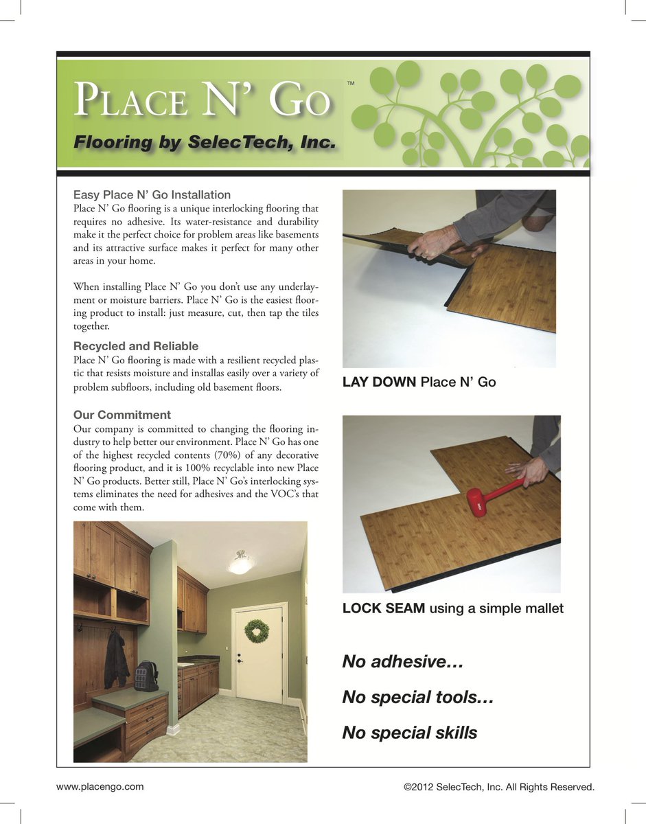Selectech Inc On Twitter Our Place N Go Flooring Is An