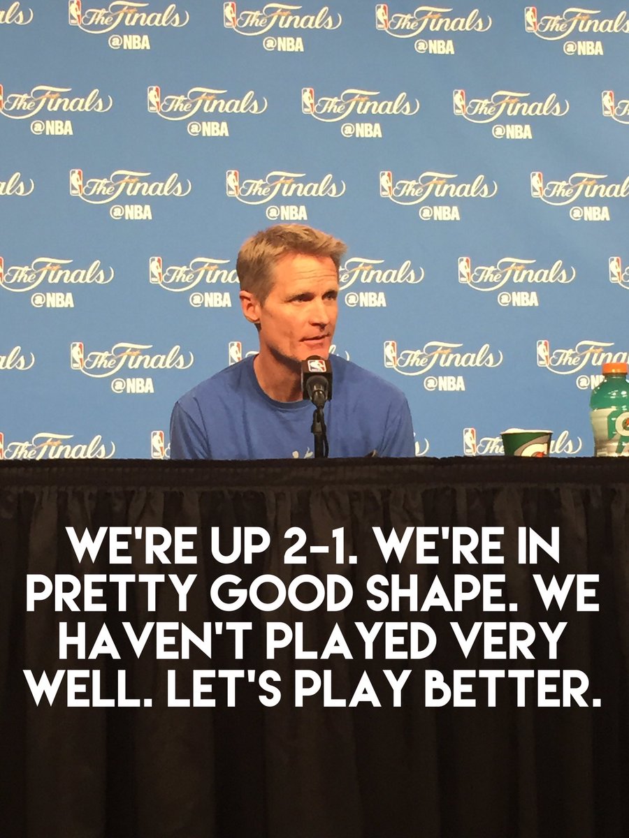 warriors's tweet photo. Coach Kerr on the team's mindset: https://t.co/mpEmjDonNd