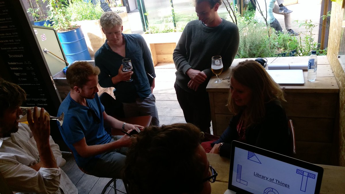 libraryofthings's tweet photo. Beers & creativity with @kind_studio & @studio_lifeboat today for the new #libraryofthings. Love the work guys <3 https://t.co/T5cTI5EuR6