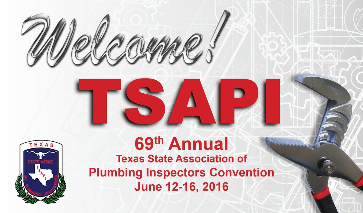 VisitGarlandTX's tweet photo. Welcome, Texas State Association of Plumbing Inspectors in Garland for its 69th Annual Conference. #GarlandTX #TSAPI https://t.co/86PKH6CZu6