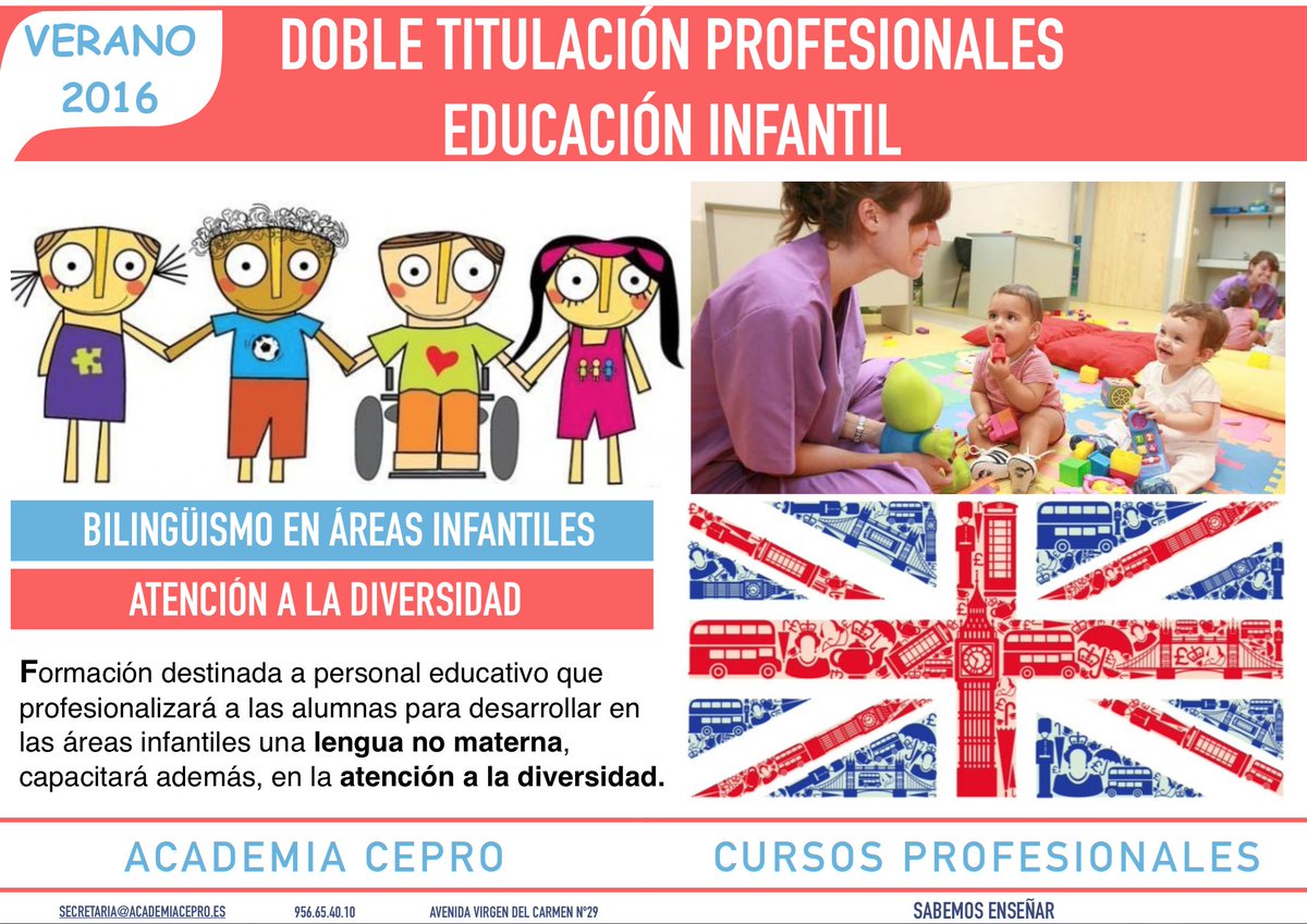 AcademiaCepro's tweet photo. Formacion Profesionales Educación Infantil #CursosAlgeciras #FormacionAlgeciras #CampusVerano #AlgecirasFormacion https://t.co/zrQCj0yfJA
