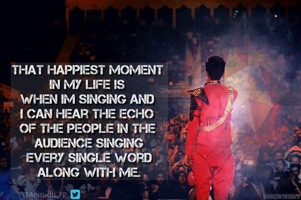 Let's Go Crazy :) @anirudhofficial #AnirudhLive The Exact Scenario and thinking  During The Concerts :)