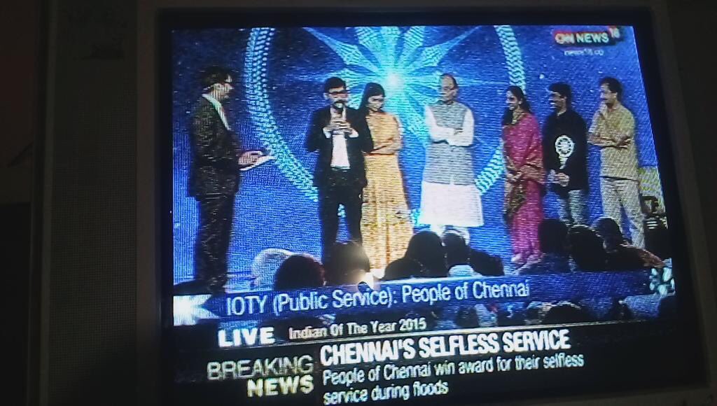 RJ_Balaji's tweet photo. We are INDIAN OF THE YEAR !!! #PeopleOfChennai #OurHumanity #StayAlive https://t.co/1EYxrcHsBp