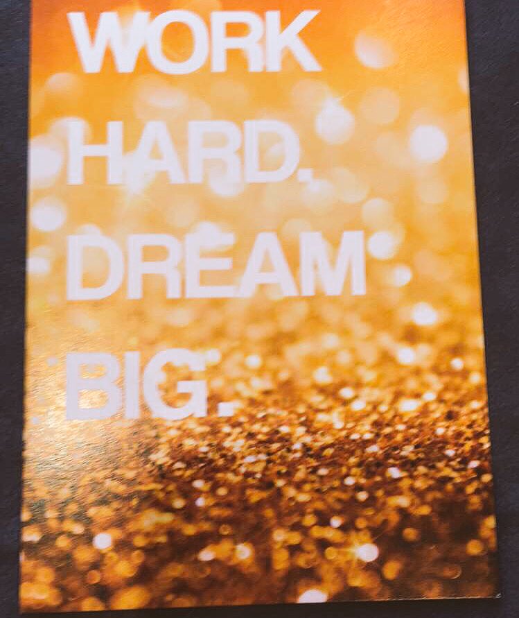 catsheerin's tweet photo. Great words to live by!! #itwbnblogschool #theholistictoolkit #workHard #dreamBig @ConnachtHotel @itwbn https://t.co/3MpFLOYodH
