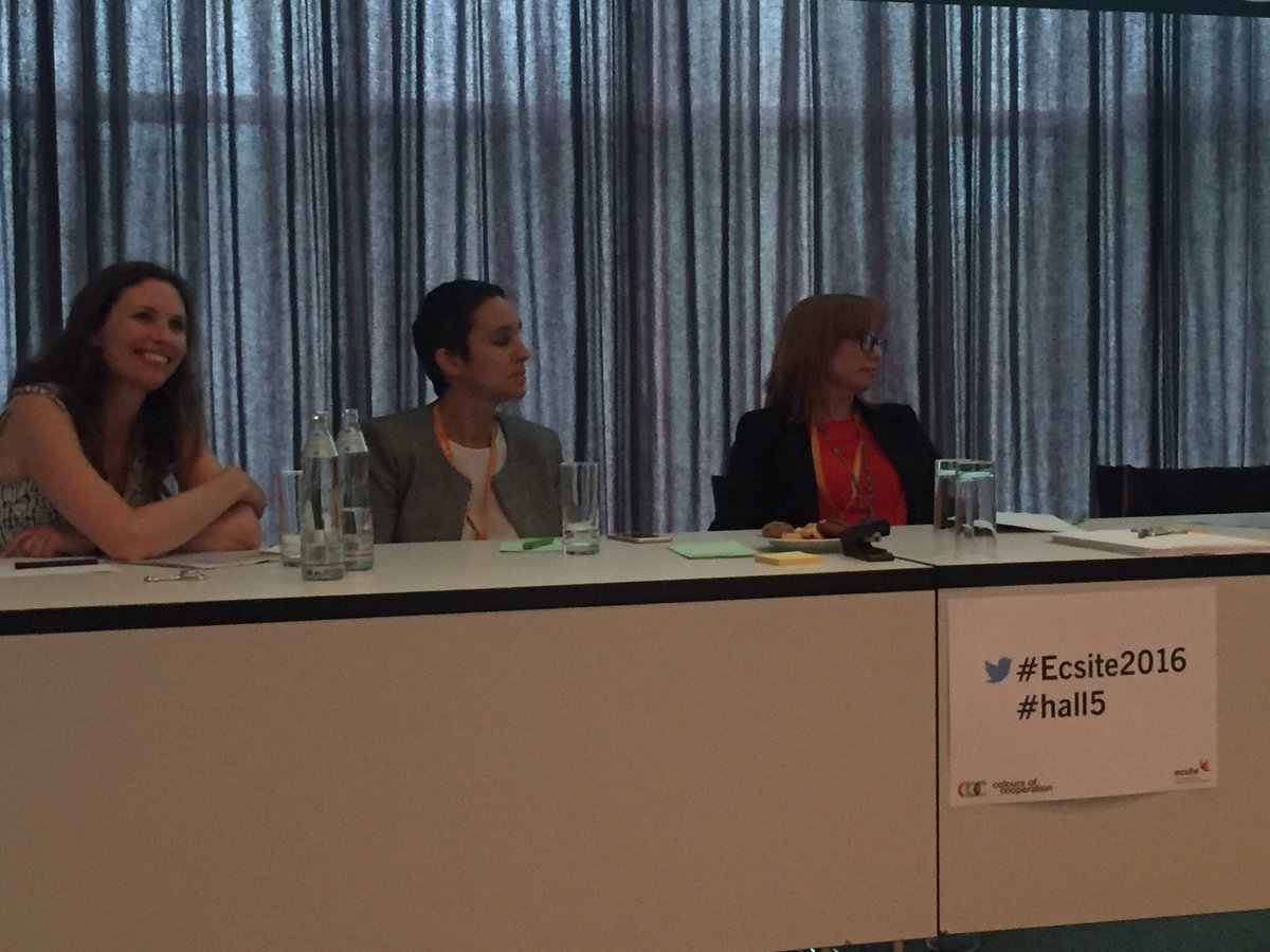 Co-curation - what a great panel #ecsite2016 #hall5