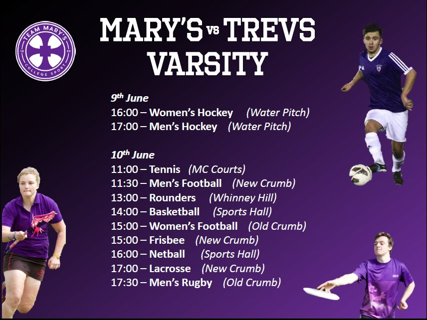 Team_Marys's tweet photo. The running order as it stands...   #battleofthehill https://t.co/LQaSmUiSiT