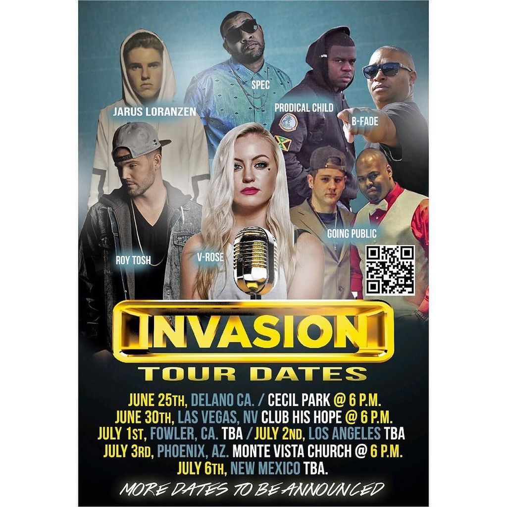 Vrosemusic's tweet photo. Kicking off June 25! #InvasionTour2016 https://t.co/safOku93WK