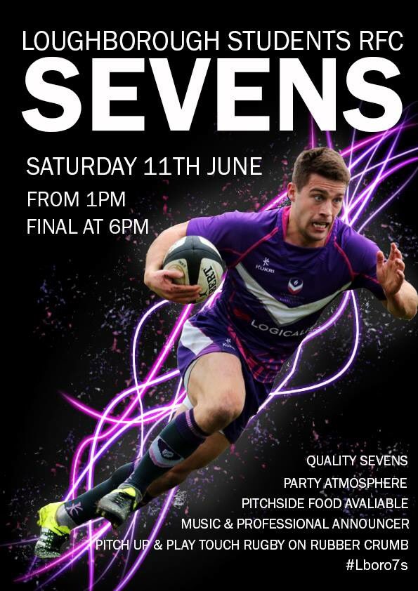 LboroRugby's tweet photo. 2 days left until our 7s tournament, make sure you don't miss out on a fun and free afternoon of rugby #Lboro7s https://t.co/e433mK0zy0