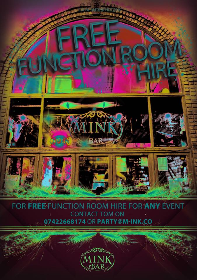 We have our account back, Mink is back
Come and celebrate with us , call Tom 07422668174 for your function
#minkbar