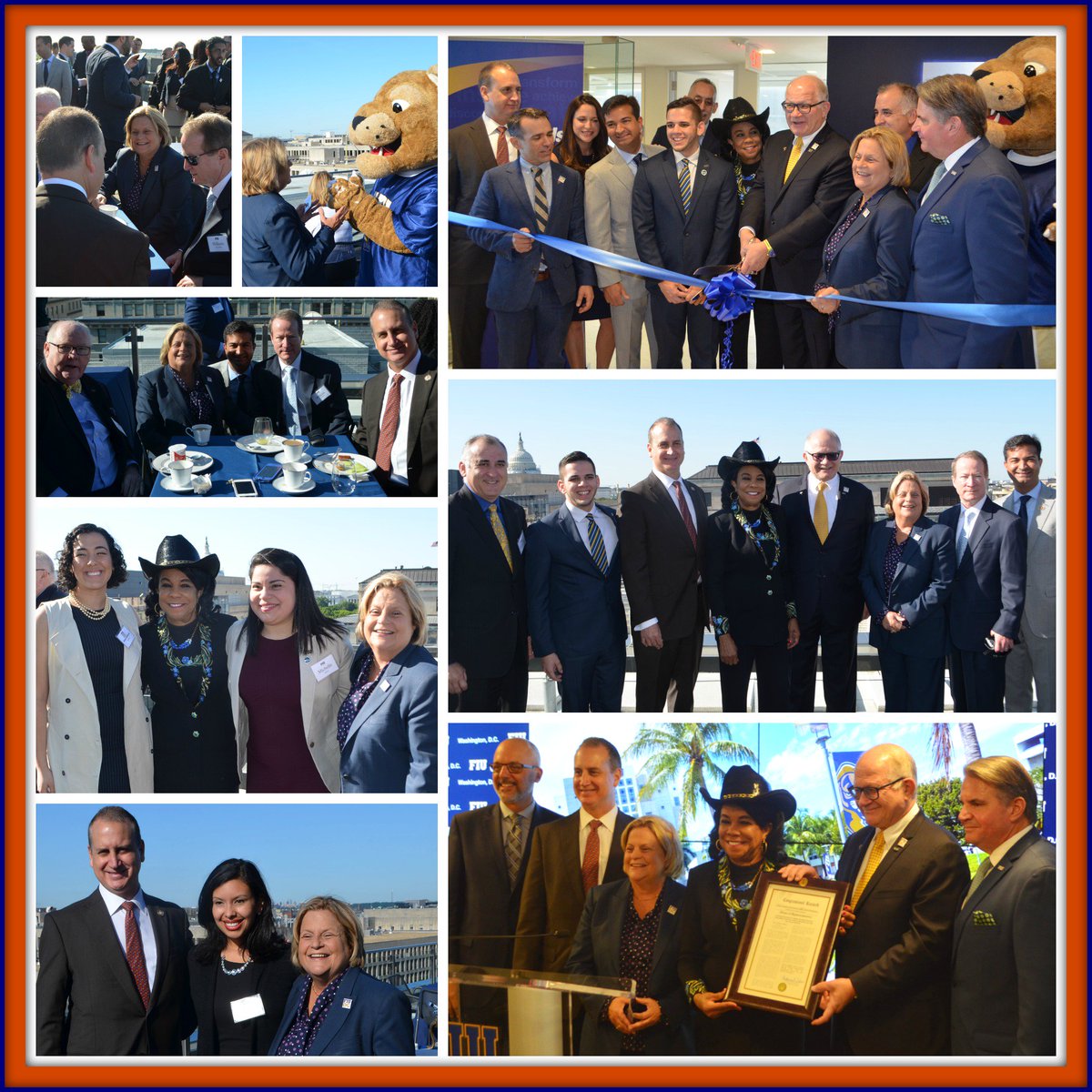 RosLehtinen's tweet photo. Gr8 2 join @MarioDB @RepCurbelo @RepWilson + #MarkRosenberg in inaugurating new @FIU @FIUdc center. #ProudAlumna https://t.co/UI9g1t51UY