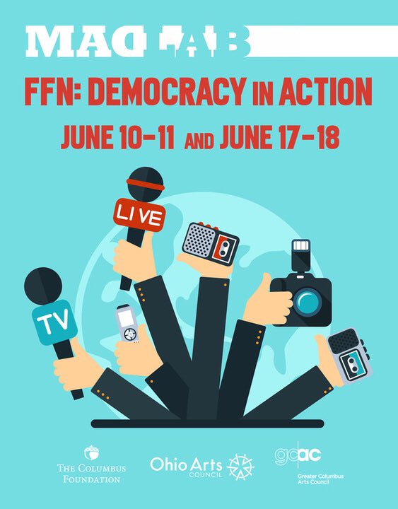 FFNImprov's tweet photo. The next two weekends, come see us on our home turf, showing you real Democracy In Action. https://t.co/n8k7zJ1UEI