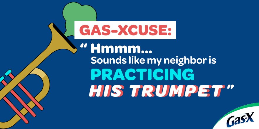 GasX's tweet photo. Wah-waaaaaah. That's a sad trumpet noise. Your body shouldn't be making it. Antacids don't work on gas...Gas-X does! https://t.co/SNRZxAgF7e