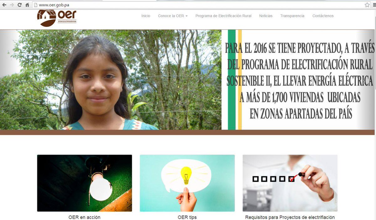 entra y visitamos en nuestra pagina web oer.gob.pa