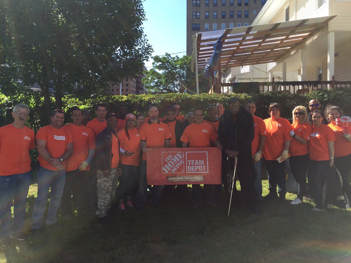 D15 Team Depot event in Orange, NJ. Supporting a veteran from our local community.