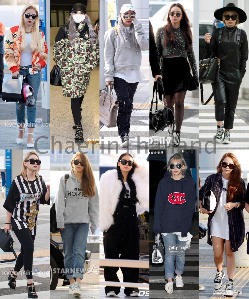 ChaerinThailand's tweet photo. แฟชั่นสนามบินของซีแอล 🆑✨💕 https://t.co/VGaZZki0kU