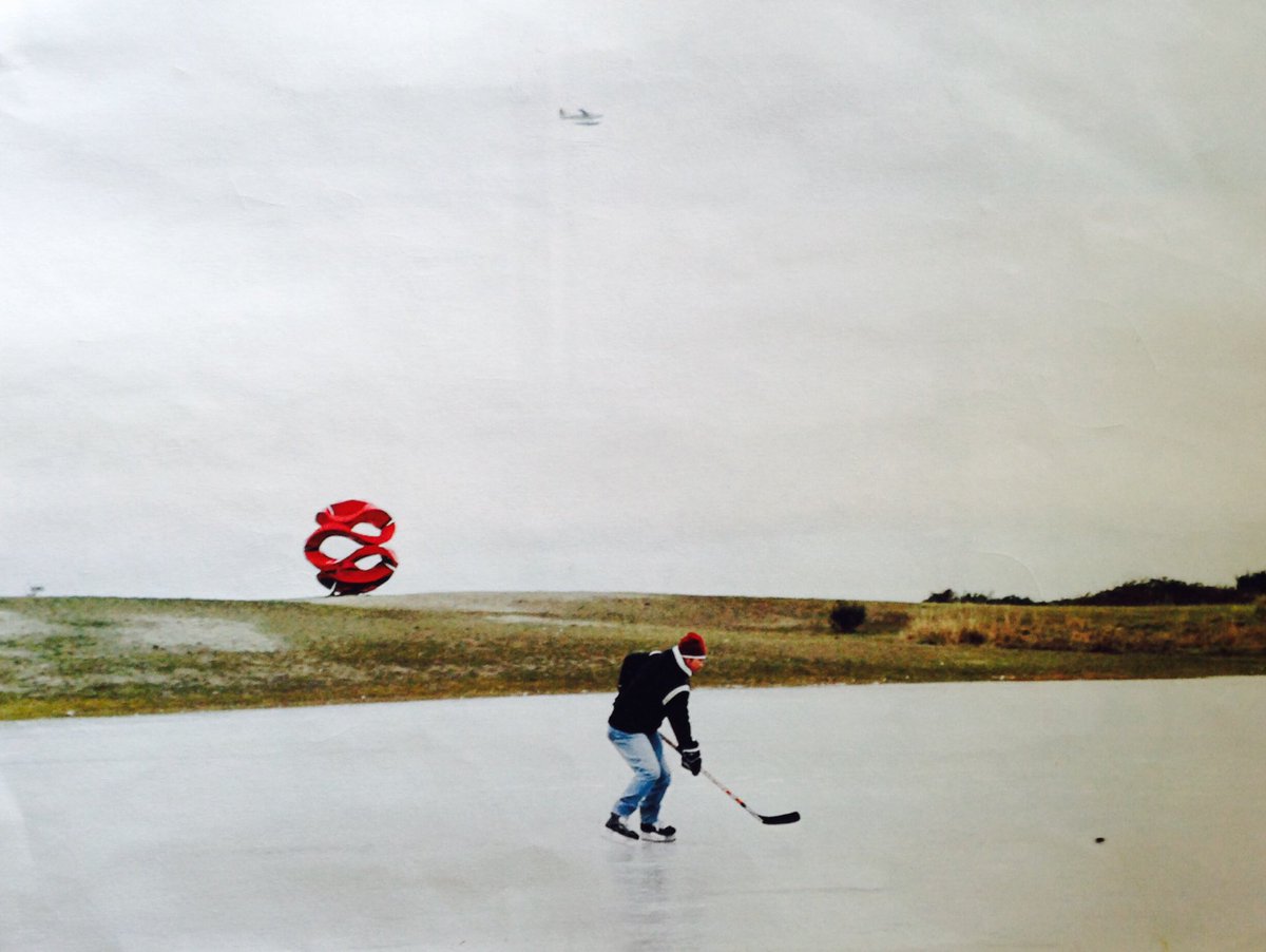 Murray_Nichol's tweet photo. #tbt to #Canadian #winter to beat #summer heat: #hockey + @Van_Biennale #publicart! @ParkBoard @alchemize @BC411_ https://t.co/Av2LpcJUzC