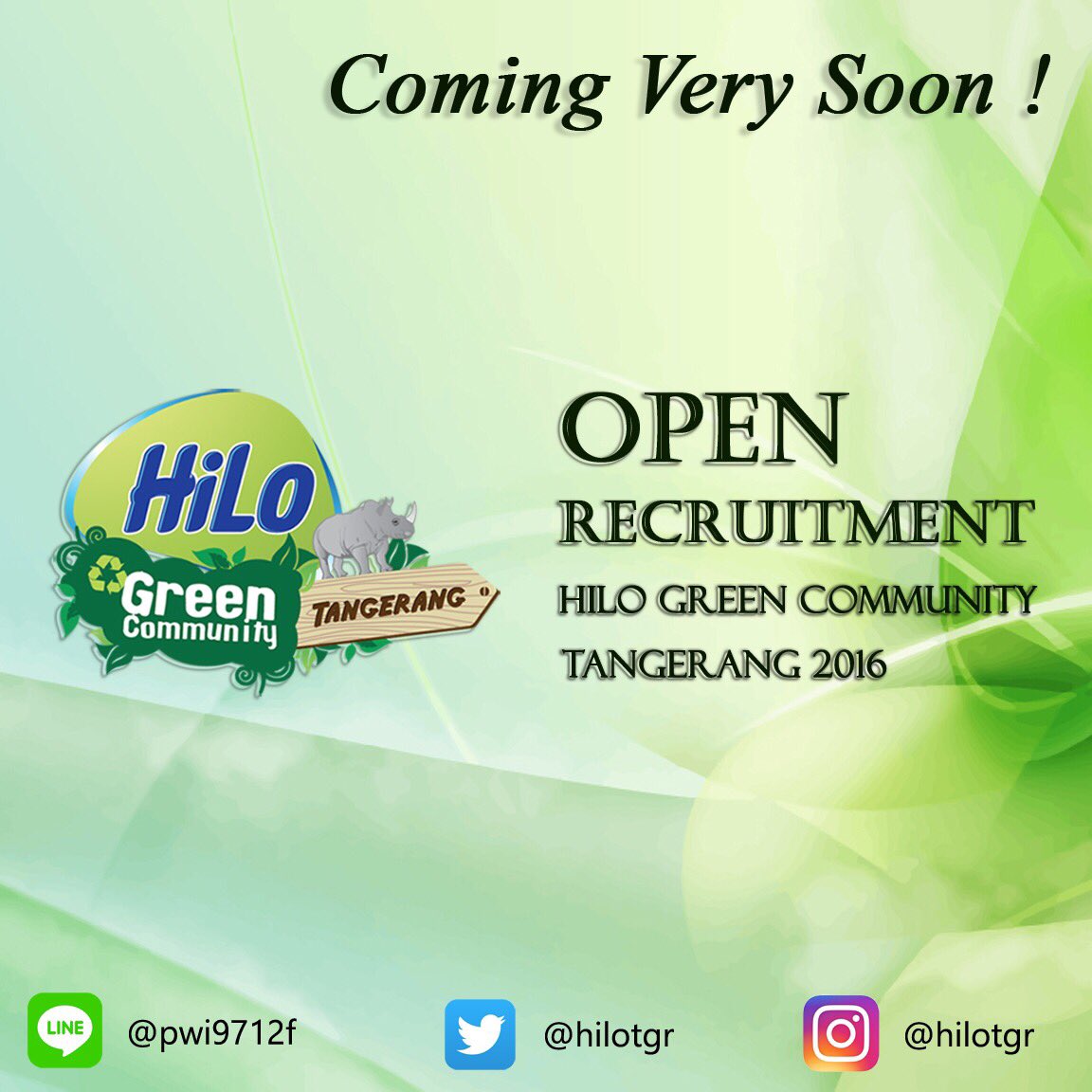 Goodnews! Pesiapkan dirimu dan ikuti terus informasi selanjutnya pada akun media sosial kami!