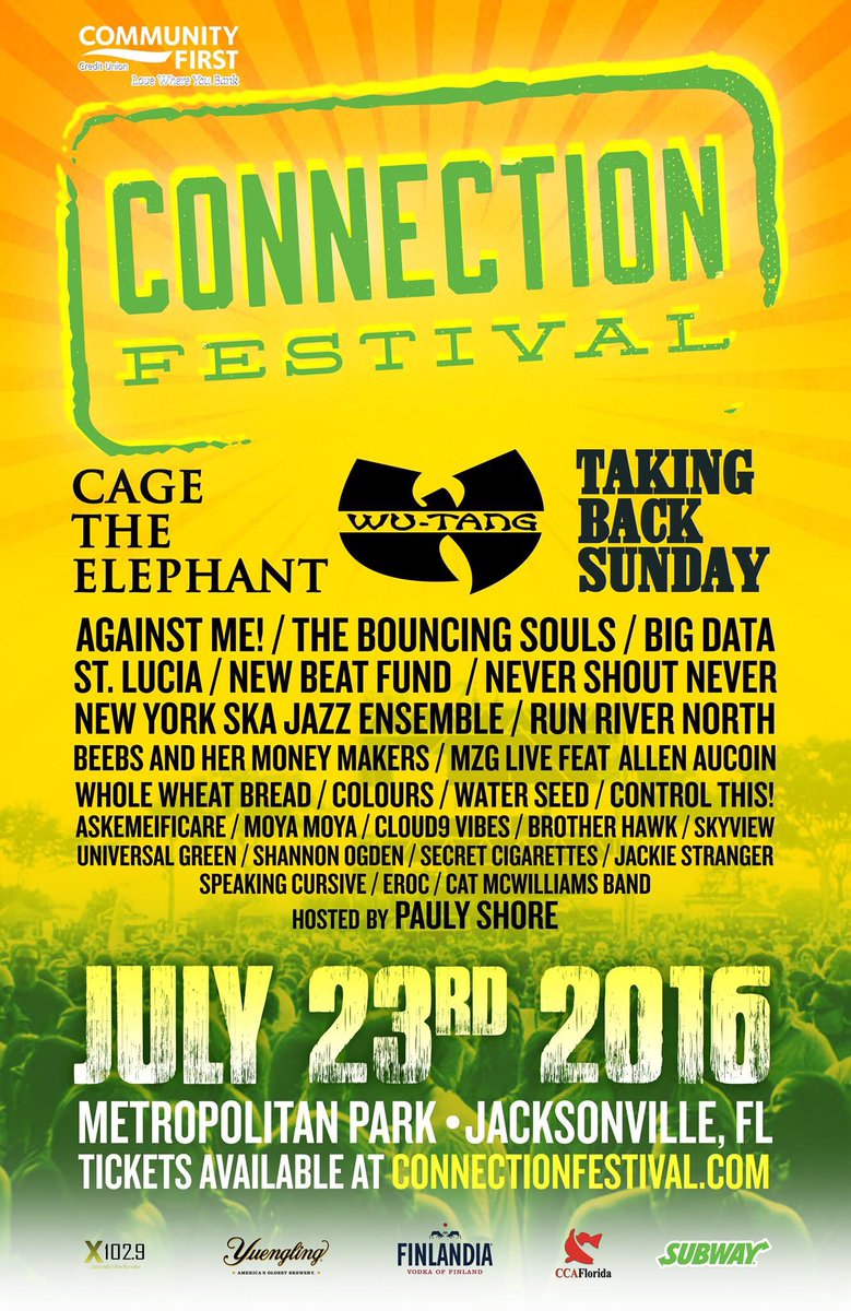 CommFirstCU's tweet photo. Mark your calendars for @connectfestjax on Saturday, July 23rd at Met Park! #weconnectjax #connectfest16 https://t.co/KDoKGucN8m