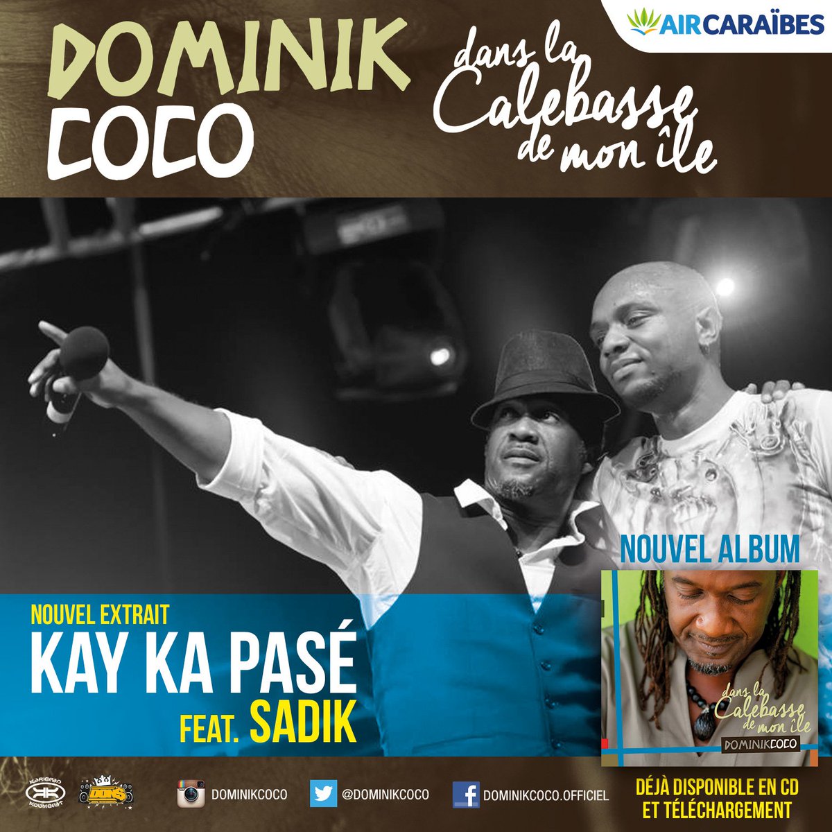 DominikCOCO's tweet photo. "Kay Ka Pasé" mon nouveau titre avec @Misie_Sadik est enfin disponible !
⇥ https://t.co/14p3O3p2WP https://t.co/Qhr0FRqaPz