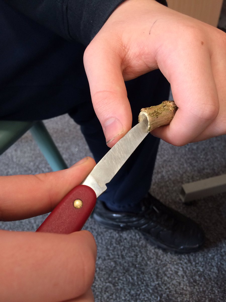 vicwestcoast's tweet photo. Day 9 #30DaysWild #whittling #whistles @shaftesburyhighschool #active #education https://t.co/6AMuSIZcHS