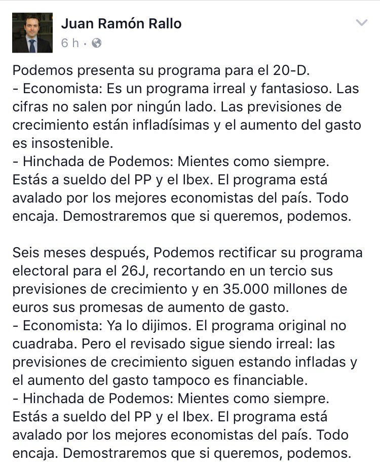 Fanáticos hay en todos lados, <a href="/juanrallo/">Juan Ramón Rallo</a>. #España